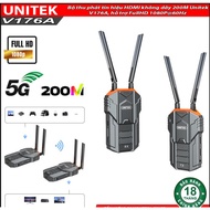 Bộ thu phát tín hiệu HDMI không dây 200M UNITEK V176A ( Mắt IR + 2 Adapter DC 5V 4 An ten)