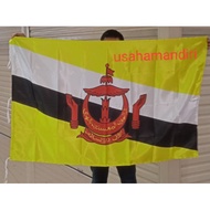 Brunei darussalam flag measuring 90 x 135 cm