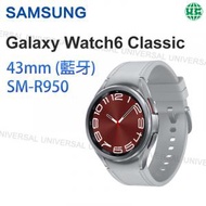 Samsung - Galaxy Watch6 Classic 43mm (藍牙) 銀色 SM-R950 智能手錶【香港行貨】