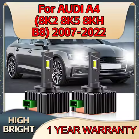 Led Headlight D3S Canbus 30000LM Super Bright HID Bulb For AUDI A4 8K2 8K5 8KH B8 2007 2008 2009 201
