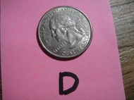 D.美國硬幣 美元 錢幣 25分 QUARTER 