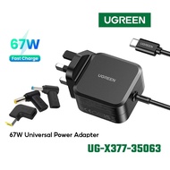 UGREEN 67W UNIVERSAL POWER ADAPTER USB C FAST CHARGE COMPATIBLE WITH HP / Acer / Lenovo