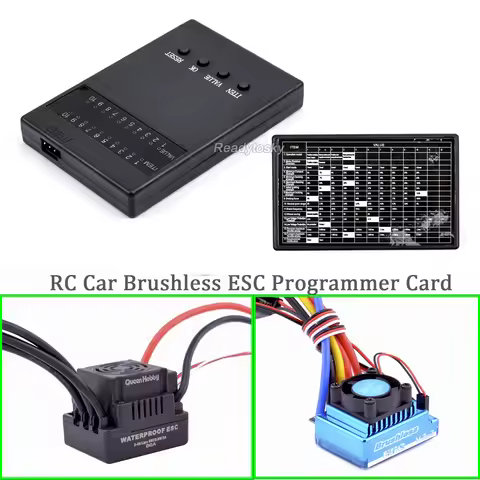 RC Car Brushless ESC Programmer Card Programming Board for 60A 80A 120A ESC Electronic Speed Control