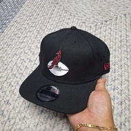BLACK ST LOUIS CARDINALS VINTAGE LOGO 9SEVENTY TECH MESH CAP/HAT BY NEW ERA