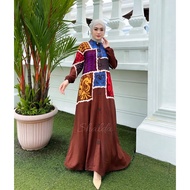 GAMIS RAYON TWILL ORI 2022/GAMIS RAYON CANDI MEKAR SHALDA BATIK ETNIK DRESS