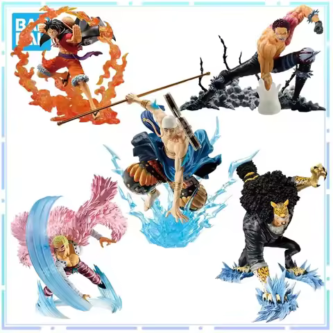 Bandai Original Ichiban Kuji Anime One Piece Duel Memory Luffy Katakuri Doflamingo Rob Lucci Enel Si