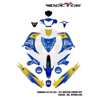 YAMAHA LC135 135LC V4 V5 V6 V7 CUSTOM SPECIAL COLOR OEM BODY COVER SET SPOON NANO GREY