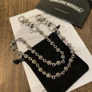 Chrome Hearts Chain/925 Silver Cross Flower Pattern Bag Chain/Can Be Used as Pants Chain