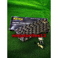 JRP item paling hot original ORING chain GOLD BLACK chain rantai emas hitam 415 415-132L y15  lc135 