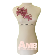 NEW BORDIR BUNGA 3D /BORDIR APLIKASI BAJU MURAH MOTIF 3BUNGA