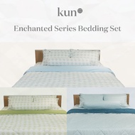 kun® Enchanted Printed Series Bedding Set 7in1(Queen&King)/5in1(Super Single)