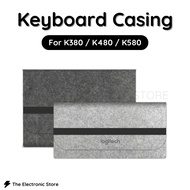 Keyboard Casing Storage Bag Liner Dust Bag Protective Cover for K380 / K480 / K580 Wireless Bluetoot