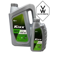 ( 100% ORIGINAL ) DIESEL ENGINE OIL 15W40 KIXX - KIXX HD1 15W40 CI4 7 LITRE ( 6L + 1L ) SEMI SYNTHET