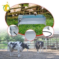 [Asiyy] Automatic Livestock Water Trough Waterer 7.5L with Float Valve Outdoor Pet Water Bowl for Go