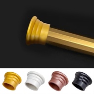 yixian 2PC Vintage Drapery Rail Ends Closure plug 28mm Curtain Rod Cap Plastic Simple Universal Fini