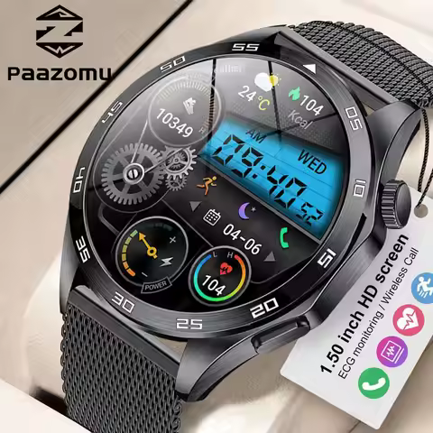 2025 New For Huawei Smart Watch Men Watch 4 Pro+ 1.50 Inch HD Screen Bluetooth Call Health Monitorin