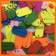Handmade wooden buttons