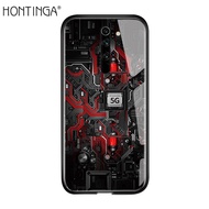 Hontinga สำหรับ เคสโทรศัพท์ เคส Xiaomi Redmi Note 8 Pro กรณีเทคโนโลยีแผงวงจร Explorer สำรวจธีมรุ่น note8 Pro โทรศัพท์กรณีกระจกปกหลังปลอก