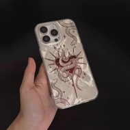 Cool Thorn Heart Red Snake Phone Case For Honor X9C X9A X9B X9 X8A X8B X8 X7A X7C X7B X7 X6 X6S X6B 