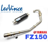 Exhaust Yamaha FZ150 LeoVince Muffler Carbon Fiber Tabung Ekzos Accessori Coolant Net Manifold Stain