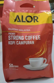 Ready stock Alor Premix Strong Coffee 16g x 50 sachets