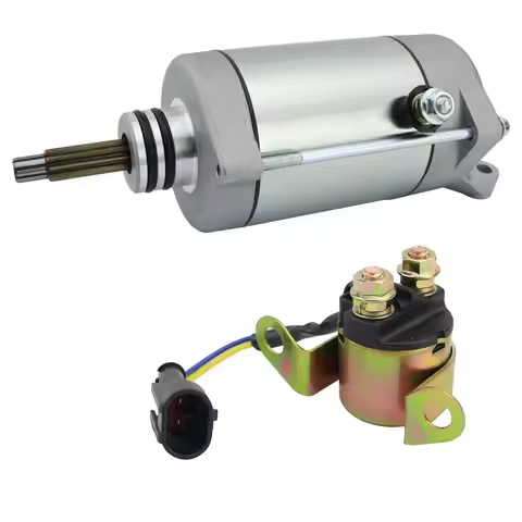 Starter Motor & Relay for Polaris ACE 900 EPS 16-19,RZR 900 13-16,RZR XP1000 14-16,RZR XP 4,Ranger X