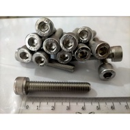 Stainless L bolt M8x45mm THE A2-70 SS 304 length 4.5cm