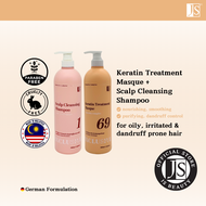 JS Exclusive Promotion Set - JS Keratin Treatment Masque + JS Shampoo (J0B/J1B/J2B/J67B) - 2 x 1000M
