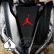 HONDA CLICK V2 FRONT COVER STICKER JORDAN LOGO ej cycle stiker motor sticker motor