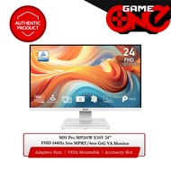 MSI Pro MP241W E14V 24" FHD 144Hz 1ms MPRT/ 4ms GtG VA Monitor - White