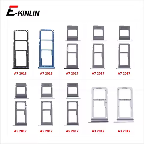 Sim Micro SD Card Socket Holder Tray Reader For Samsung Galaxy A7 A5 A3 2018 2017 A750 A720 A320 Ada