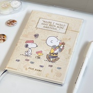 planner book 2026 planner 2026 New Snoopy Schedule Book B6 Weekly Planner Handbook Cartoon Illustrat