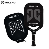 JUCiAO Edgeless Pickleball Paddle T800 Carbon Fiber Surface 20mm Polypropylene Honeycomb Core