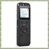 (X V D K)Audio Recorder Black Digital Voice Recorder for Lectures Meetings, Timing Recording Voice Activated Recorder Device with Playback