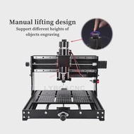 Good 3020 PLUS Laser Engraver PCB Mini Milling Machine with X-Axis Square Guide, Laser Rotary Axis, 