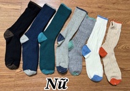 Combo 5đôi Tất/Vớ Cổ Cao Nam Nữ UNi Dư