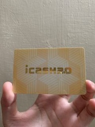 ✨全新 icash2.0 限量特別版 ✨經典LOGO 閃亮金卡✨愛金卡 公車 捷運 搭乘 悠遊 票卡