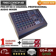 recording tech pro-rtx8 8 channel professional audio mixer