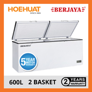 BERJAYA Chest Freezer 600L (Top Opening) 2 Door CFSD700A