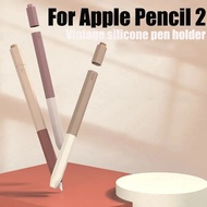 สำหรับ Apple pencil 2เคสเคสแท็บเล็ตปากกาสไตลัสแบบสัมผัสเคสซิลิโคนแบบพกพา