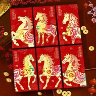 Chinese New Year Money Envelope Lucky Red Pockets Year Festival Horse Envelope 2026 Red T3r6