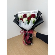 bouquet kawat bulu | bouquet murah | bouquet cantik | bunga kawat bulu | bunga pipe cleaner