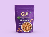 GUJRAT FOODS Almonds Premium 250g | Whole Almond | Rich in Vitamins & Minerals | Rich in Fiber | Goo