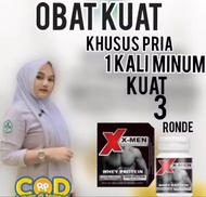 Terlaris Produk X-Men Whey Protein Obat Kuat Pria Perkasa Penambah Durasi Tahan Lama Ampuh Terjamin