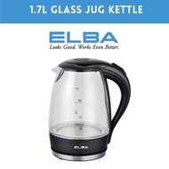 ELBA 1.7L GLASS JUG KETTLE [EJK-F1723G(BK)]