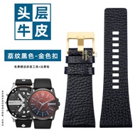 Dây Đeo Đồng Hồ Da Thật Cỡ Lớn Cho Nam Tương Thích Với Diesel Friday Dây Đeo Đồng Hồ Thường Ngày Bằn