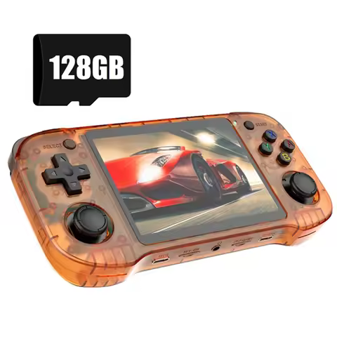 A35M-R46H 4.2" Screen Handheld Retro Game Console 128G Storage 20000+ Games Portable Video Player 10