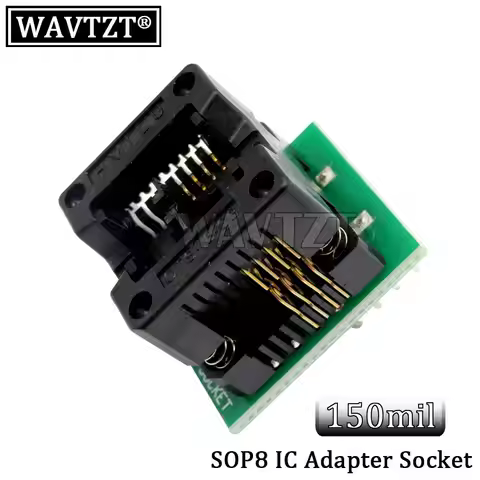 WAVTZT SOIC8 SOP8 to DIP8 EZ Programmer Adapter Socket Converter Module 150mil