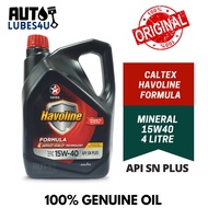 Caltex Havoline Mineral Oil 15W40 4L - Caltex Car Engine Oil