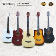 38 inch 38" LEFT HANDED Cutaway Acoustic Guitar Combo Set Starter Pack Guitar Kidal